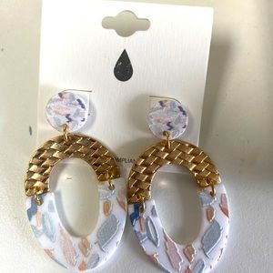 New earrings never worn.